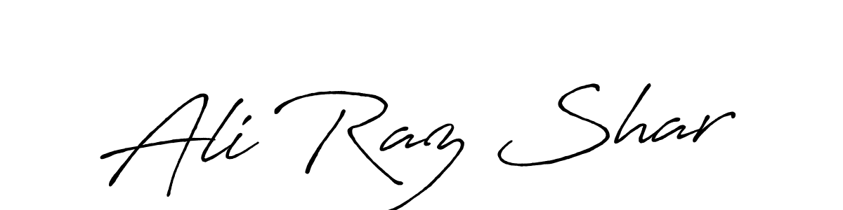 You can use this online signature creator to create a handwritten signature for the name Ali Raz Shar. This is the best online autograph maker. Ali Raz Shar signature style 7 images and pictures png