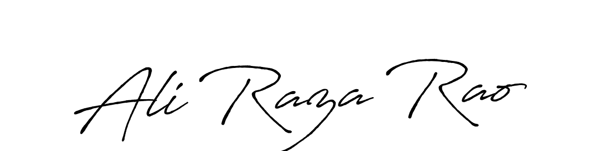 Design your own signature with our free online signature maker. With this signature software, you can create a handwritten (Antro_Vectra_Bolder) signature for name Ali Raza Rao. Ali Raza Rao signature style 7 images and pictures png