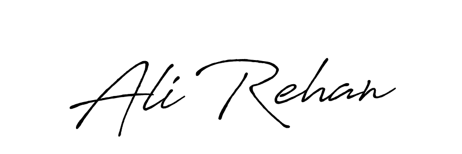 Also we have Ali Rehan name is the best signature style. Create professional handwritten signature collection using Antro_Vectra_Bolder autograph style. Ali Rehan signature style 7 images and pictures png