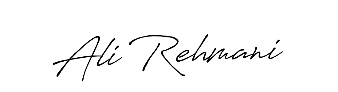 How to make Ali Rehmani signature? Antro_Vectra_Bolder is a professional autograph style. Create handwritten signature for Ali Rehmani name. Ali Rehmani signature style 7 images and pictures png