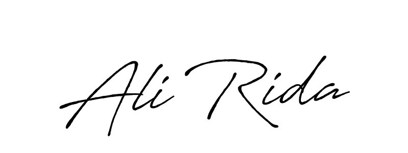 It looks lik you need a new signature style for name Ali Rida. Design unique handwritten (Antro_Vectra_Bolder) signature with our free signature maker in just a few clicks. Ali Rida signature style 7 images and pictures png