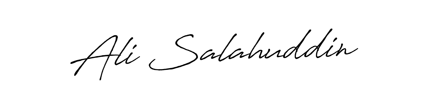 It looks lik you need a new signature style for name Ali Salahuddin. Design unique handwritten (Antro_Vectra_Bolder) signature with our free signature maker in just a few clicks. Ali Salahuddin signature style 7 images and pictures png