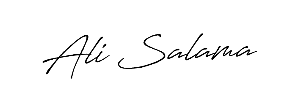 The best way (Antro_Vectra_Bolder) to make a short signature is to pick only two or three words in your name. The name Ali Salama include a total of six letters. For converting this name. Ali Salama signature style 7 images and pictures png