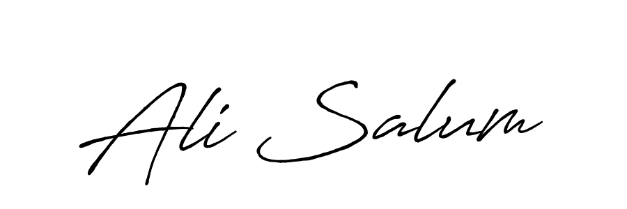 How to make Ali Salum signature? Antro_Vectra_Bolder is a professional autograph style. Create handwritten signature for Ali Salum name. Ali Salum signature style 7 images and pictures png