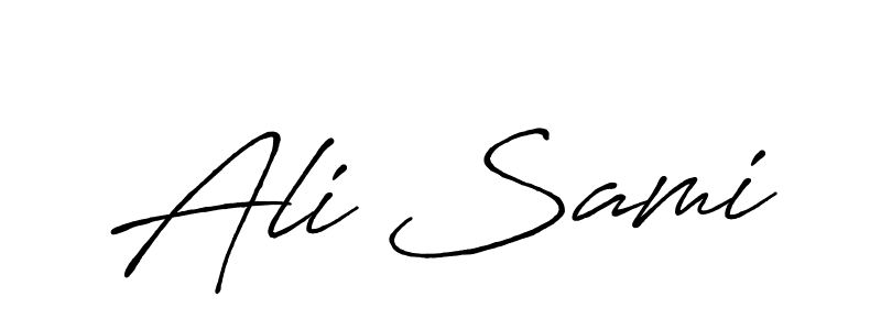 How to make Ali Sami signature? Antro_Vectra_Bolder is a professional autograph style. Create handwritten signature for Ali Sami name. Ali Sami signature style 7 images and pictures png