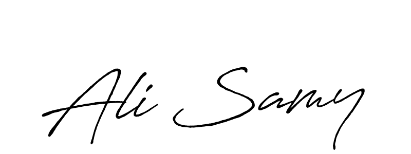 You can use this online signature creator to create a handwritten signature for the name Ali Samy. This is the best online autograph maker. Ali Samy signature style 7 images and pictures png