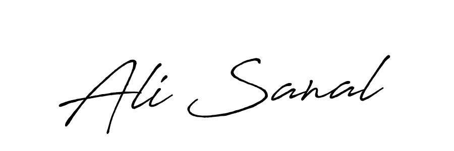 How to Draw Ali Sanal signature style? Antro_Vectra_Bolder is a latest design signature styles for name Ali Sanal. Ali Sanal signature style 7 images and pictures png