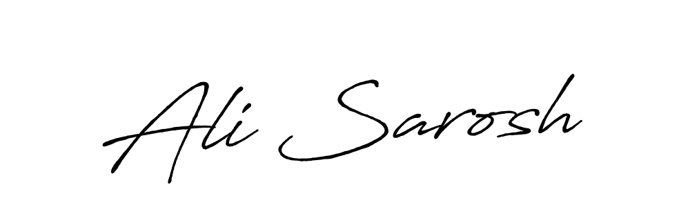 Also You can easily find your signature by using the search form. We will create Ali Sarosh name handwritten signature images for you free of cost using Antro_Vectra_Bolder sign style. Ali Sarosh signature style 7 images and pictures png