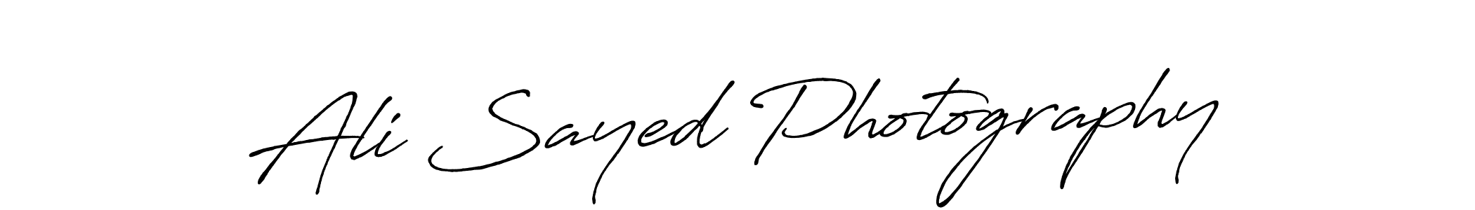 It looks lik you need a new signature style for name Ali Sayed Photography. Design unique handwritten (Antro_Vectra_Bolder) signature with our free signature maker in just a few clicks. Ali Sayed Photography signature style 7 images and pictures png