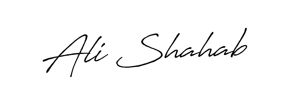 You should practise on your own different ways (Antro_Vectra_Bolder) to write your name (Ali Shahab) in signature. don't let someone else do it for you. Ali Shahab signature style 7 images and pictures png