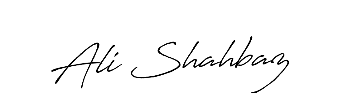 Ali Shahbaz stylish signature style. Best Handwritten Sign (Antro_Vectra_Bolder) for my name. Handwritten Signature Collection Ideas for my name Ali Shahbaz. Ali Shahbaz signature style 7 images and pictures png