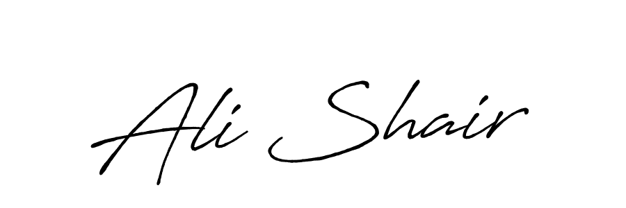 Use a signature maker to create a handwritten signature online. With this signature software, you can design (Antro_Vectra_Bolder) your own signature for name Ali Shair. Ali Shair signature style 7 images and pictures png
