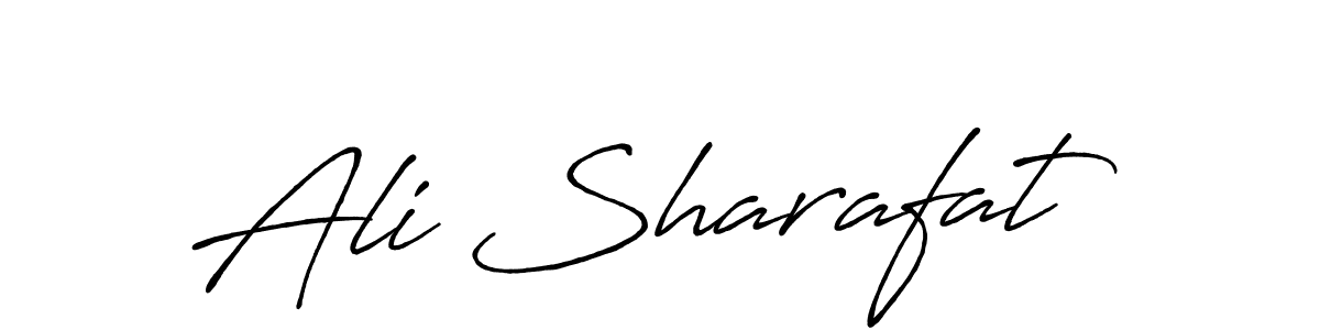 Also we have Ali Sharafat name is the best signature style. Create professional handwritten signature collection using Antro_Vectra_Bolder autograph style. Ali Sharafat signature style 7 images and pictures png