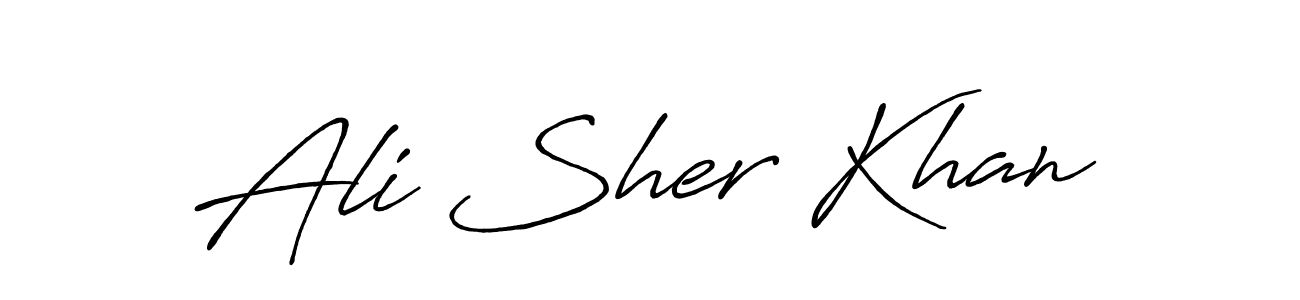 if you are searching for the best signature style for your name Ali Sher Khan. so please give up your signature search. here we have designed multiple signature styles  using Antro_Vectra_Bolder. Ali Sher Khan signature style 7 images and pictures png