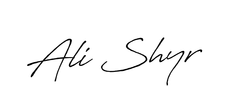 if you are searching for the best signature style for your name Ali Shyr. so please give up your signature search. here we have designed multiple signature styles  using Antro_Vectra_Bolder. Ali Shyr signature style 7 images and pictures png