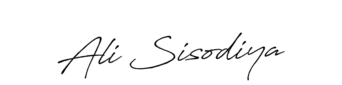 Similarly Antro_Vectra_Bolder is the best handwritten signature design. Signature creator online .You can use it as an online autograph creator for name Ali Sisodiya. Ali Sisodiya signature style 7 images and pictures png