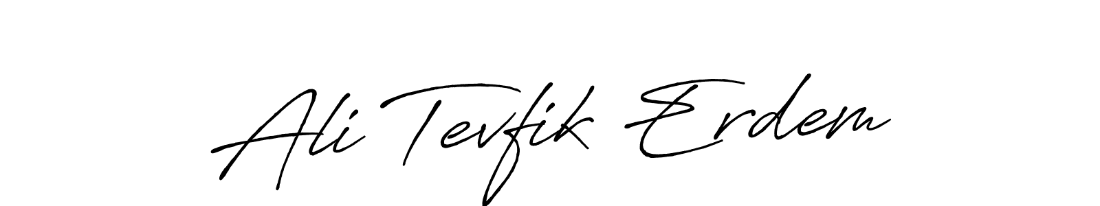 Ali Tevfik Erdem stylish signature style. Best Handwritten Sign (Antro_Vectra_Bolder) for my name. Handwritten Signature Collection Ideas for my name Ali Tevfik Erdem. Ali Tevfik Erdem signature style 7 images and pictures png