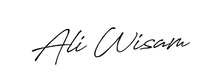 Once you've used our free online signature maker to create your best signature Antro_Vectra_Bolder style, it's time to enjoy all of the benefits that Ali Wisam name signing documents. Ali Wisam signature style 7 images and pictures png