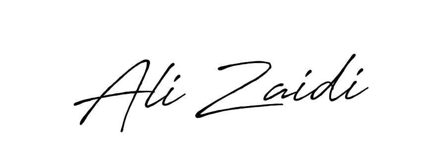 How to make Ali Zaidi signature? Antro_Vectra_Bolder is a professional autograph style. Create handwritten signature for Ali Zaidi name. Ali Zaidi signature style 7 images and pictures png