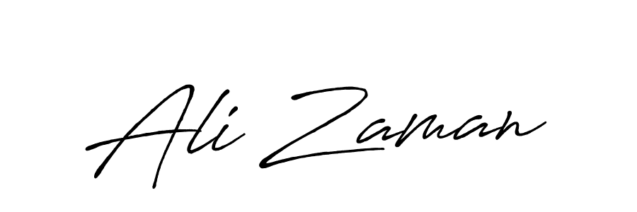 Create a beautiful signature design for name Ali Zaman. With this signature (Antro_Vectra_Bolder) fonts, you can make a handwritten signature for free. Ali Zaman signature style 7 images and pictures png