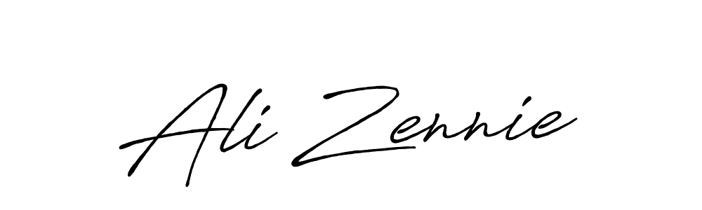 Once you've used our free online signature maker to create your best signature Antro_Vectra_Bolder style, it's time to enjoy all of the benefits that Ali Zennie name signing documents. Ali Zennie signature style 7 images and pictures png