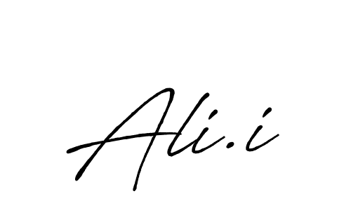 Similarly Antro_Vectra_Bolder is the best handwritten signature design. Signature creator online .You can use it as an online autograph creator for name Ali.i. Ali.i signature style 7 images and pictures png