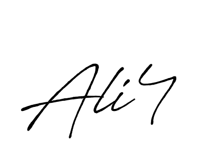 How to make Ali4 signature? Antro_Vectra_Bolder is a professional autograph style. Create handwritten signature for Ali4 name. Ali4 signature style 7 images and pictures png