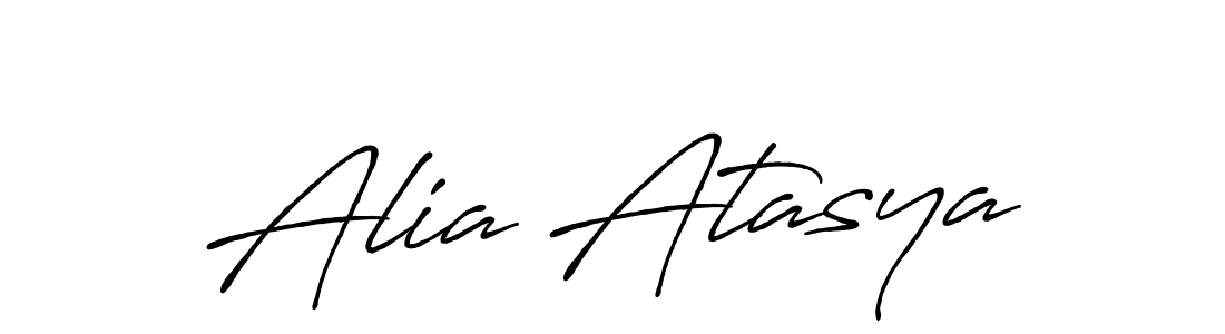 Make a beautiful signature design for name Alia Atasya. Use this online signature maker to create a handwritten signature for free. Alia Atasya signature style 7 images and pictures png