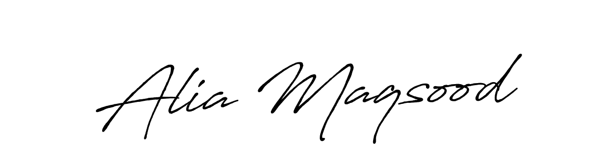Once you've used our free online signature maker to create your best signature Antro_Vectra_Bolder style, it's time to enjoy all of the benefits that Alia Maqsood name signing documents. Alia Maqsood signature style 7 images and pictures png