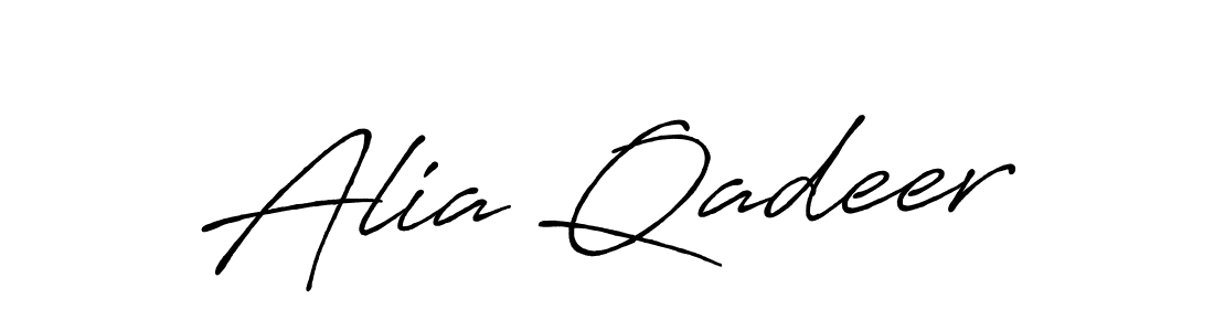 The best way (Antro_Vectra_Bolder) to make a short signature is to pick only two or three words in your name. The name Alia Qadeer include a total of six letters. For converting this name. Alia Qadeer signature style 7 images and pictures png