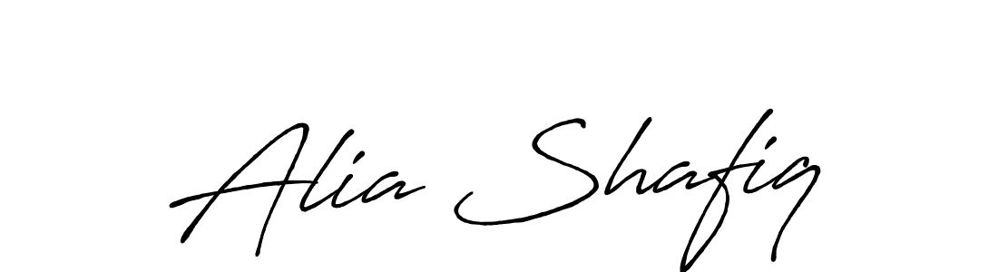 Once you've used our free online signature maker to create your best signature Antro_Vectra_Bolder style, it's time to enjoy all of the benefits that Alia Shafiq name signing documents. Alia Shafiq signature style 7 images and pictures png