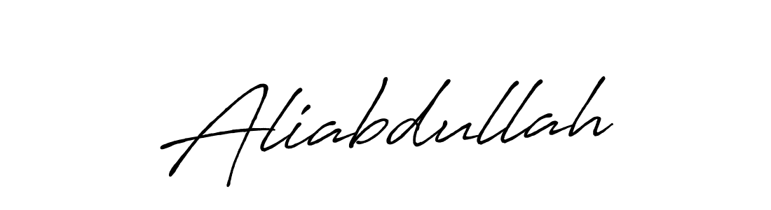 It looks lik you need a new signature style for name Aliabdullah. Design unique handwritten (Antro_Vectra_Bolder) signature with our free signature maker in just a few clicks. Aliabdullah signature style 7 images and pictures png