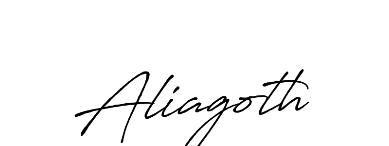 Create a beautiful signature design for name Aliagoth. With this signature (Antro_Vectra_Bolder) fonts, you can make a handwritten signature for free. Aliagoth signature style 7 images and pictures png