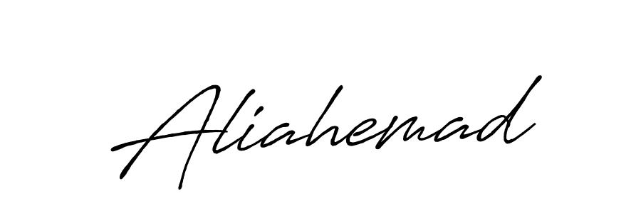 You should practise on your own different ways (Antro_Vectra_Bolder) to write your name (Aliahemad) in signature. don't let someone else do it for you. Aliahemad signature style 7 images and pictures png