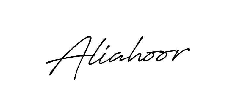 Similarly Antro_Vectra_Bolder is the best handwritten signature design. Signature creator online .You can use it as an online autograph creator for name Aliahoor. Aliahoor signature style 7 images and pictures png