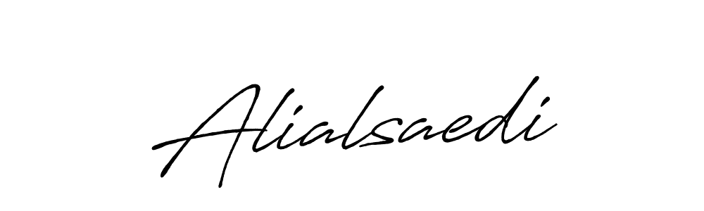 Also we have Alialsaedi name is the best signature style. Create professional handwritten signature collection using Antro_Vectra_Bolder autograph style. Alialsaedi signature style 7 images and pictures png