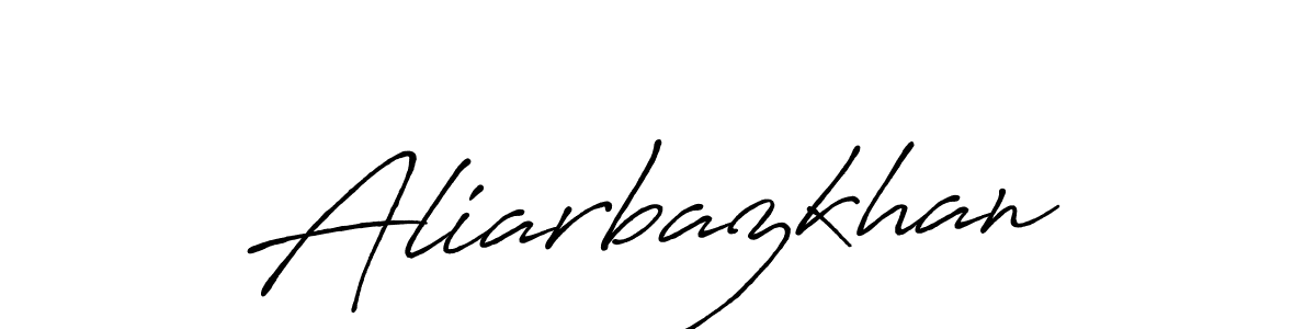 It looks lik you need a new signature style for name Aliarbazkhan. Design unique handwritten (Antro_Vectra_Bolder) signature with our free signature maker in just a few clicks. Aliarbazkhan signature style 7 images and pictures png