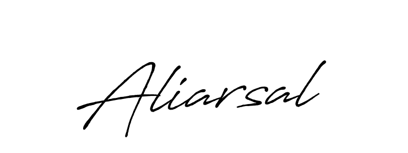 Also we have Aliarsal name is the best signature style. Create professional handwritten signature collection using Antro_Vectra_Bolder autograph style. Aliarsal signature style 7 images and pictures png