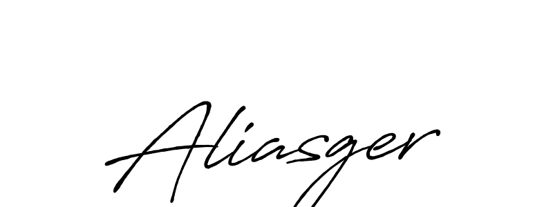 How to make Aliasger name signature. Use Antro_Vectra_Bolder style for creating short signs online. This is the latest handwritten sign. Aliasger signature style 7 images and pictures png