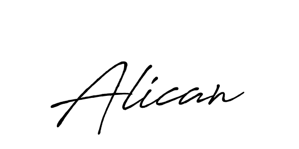 Also You can easily find your signature by using the search form. We will create Alican name handwritten signature images for you free of cost using Antro_Vectra_Bolder sign style. Alican signature style 7 images and pictures png