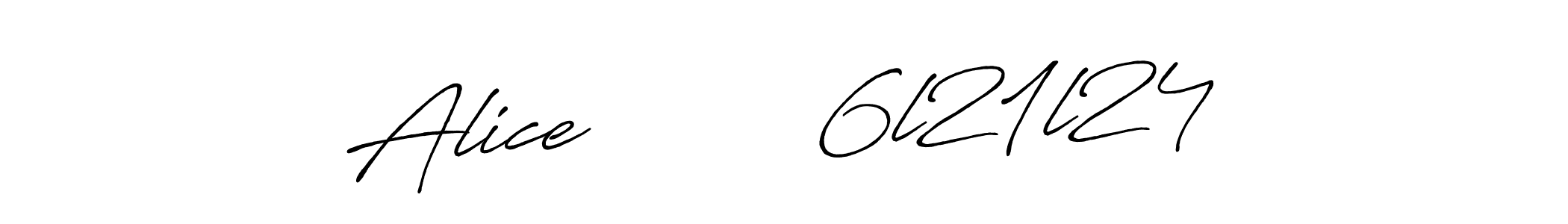 How to make Alice         6l21l24 signature? Antro_Vectra_Bolder is a professional autograph style. Create handwritten signature for Alice         6l21l24 name. Alice         6l21l24 signature style 7 images and pictures png