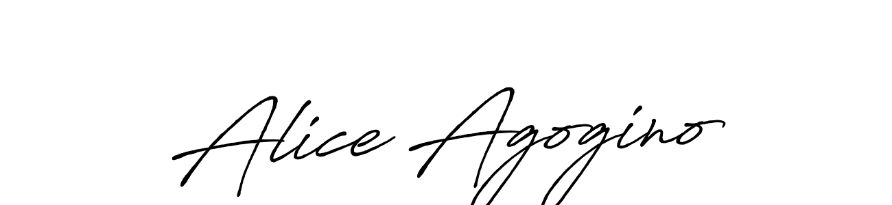 Make a beautiful signature design for name Alice Agogino. With this signature (Antro_Vectra_Bolder) style, you can create a handwritten signature for free. Alice Agogino signature style 7 images and pictures png