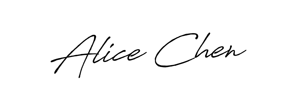 Also we have Alice Chen name is the best signature style. Create professional handwritten signature collection using Antro_Vectra_Bolder autograph style. Alice Chen signature style 7 images and pictures png