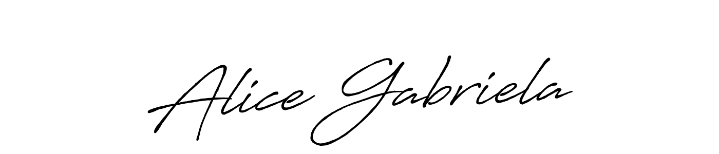 Best and Professional Signature Style for Alice Gabriela. Antro_Vectra_Bolder Best Signature Style Collection. Alice Gabriela signature style 7 images and pictures png