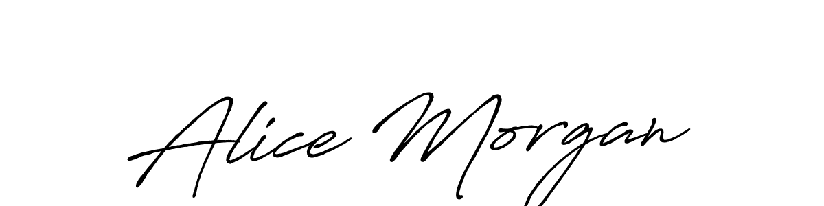 How to make Alice Morgan signature? Antro_Vectra_Bolder is a professional autograph style. Create handwritten signature for Alice Morgan name. Alice Morgan signature style 7 images and pictures png