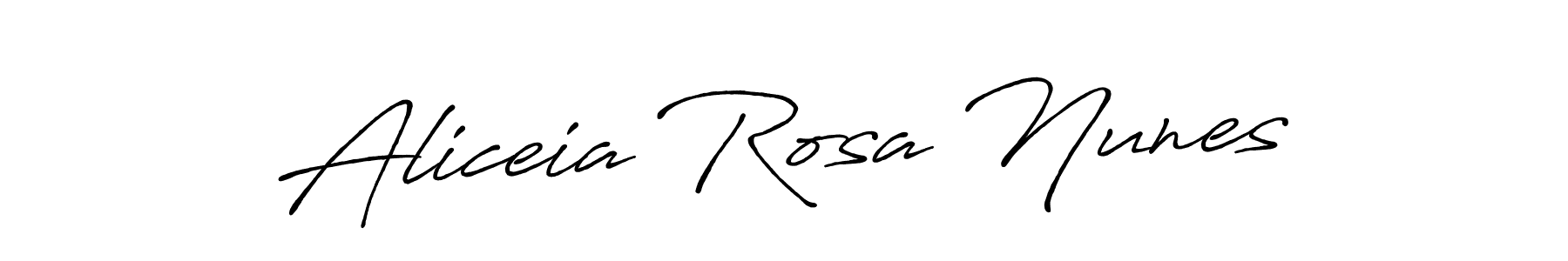 Antro_Vectra_Bolder is a professional signature style that is perfect for those who want to add a touch of class to their signature. It is also a great choice for those who want to make their signature more unique. Get Aliceia Rosa Nunes name to fancy signature for free. Aliceia Rosa Nunes signature style 7 images and pictures png
