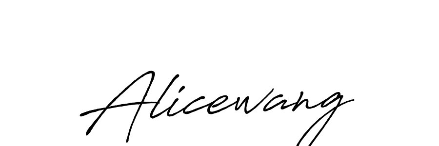 if you are searching for the best signature style for your name Alicewang. so please give up your signature search. here we have designed multiple signature styles  using Antro_Vectra_Bolder. Alicewang signature style 7 images and pictures png