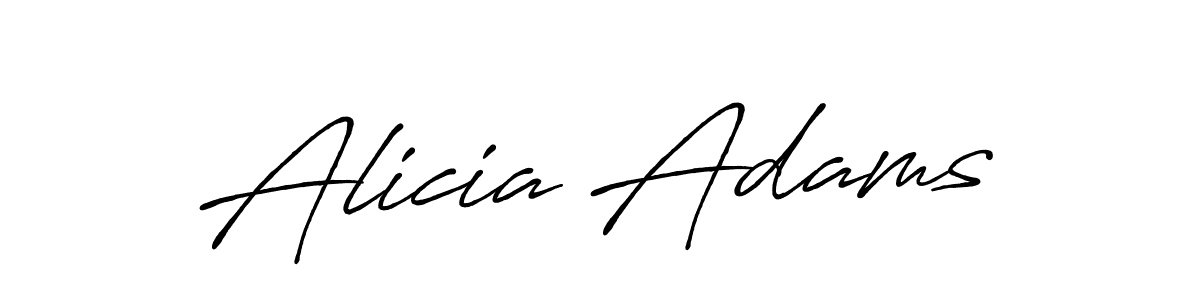 You should practise on your own different ways (Antro_Vectra_Bolder) to write your name (Alicia Adams) in signature. don't let someone else do it for you. Alicia Adams signature style 7 images and pictures png