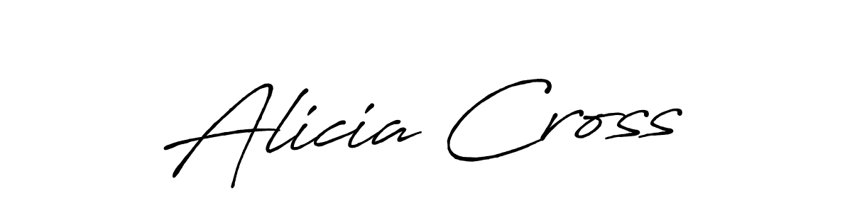 Make a beautiful signature design for name Alicia Cross. Use this online signature maker to create a handwritten signature for free. Alicia Cross signature style 7 images and pictures png