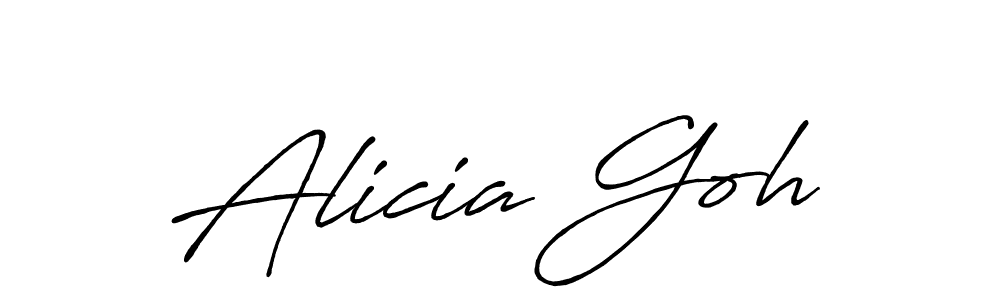 Antro_Vectra_Bolder is a professional signature style that is perfect for those who want to add a touch of class to their signature. It is also a great choice for those who want to make their signature more unique. Get Alicia Goh name to fancy signature for free. Alicia Goh signature style 7 images and pictures png